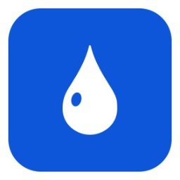 the logo for the water company