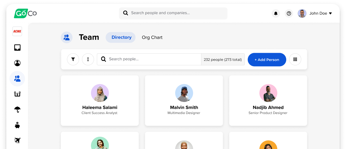 a screenshote screen with the team profile and the team profile