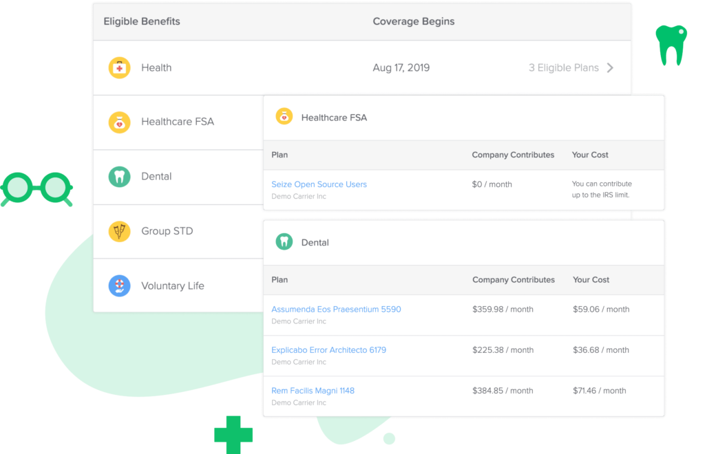 Empower new hires with the freedom to calculate costs and enroll in benefits. We’ll help them find the right plan for their families