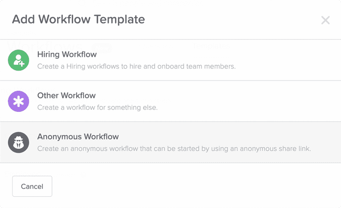 sexual harassment workflow screenshot