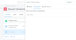 sexual harassment workflow screenshot 4