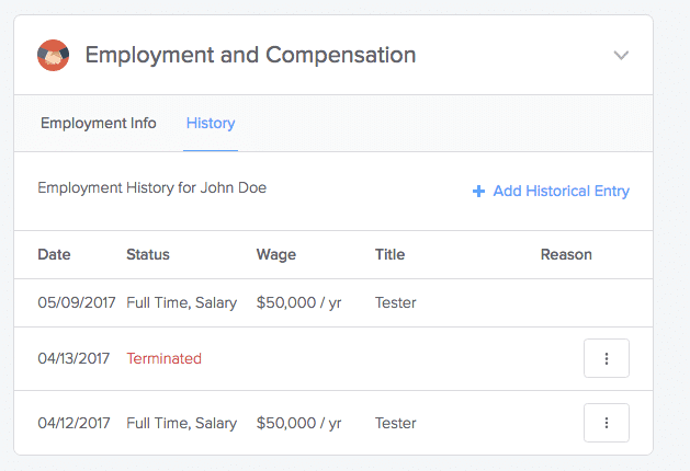 employment