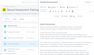 sexual harassment training screenshot 4