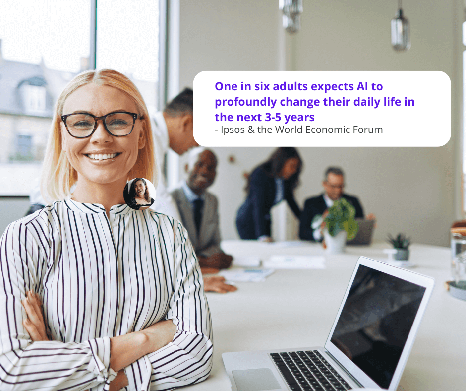 Ipsos & the World Economic Forum found that one in six adults expects Al to profoundly change their daily life in the next 3-5 years