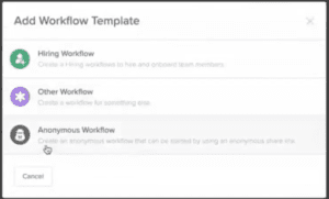 A workflow for anonymously whistleblowing/reporting misconduct in the workplace.