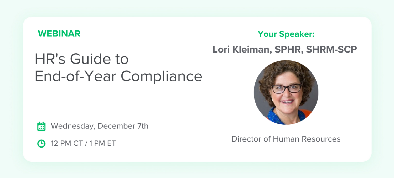 HR’s Guide to End-of-Year Compliance