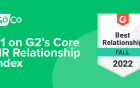 GoCo Named  #1 on G2’s Core HR Relationship Index