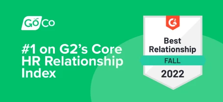 GoCo Named  #1 on G2’s Core HR Relationship Index