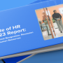 a book with the cover of the state of hr report