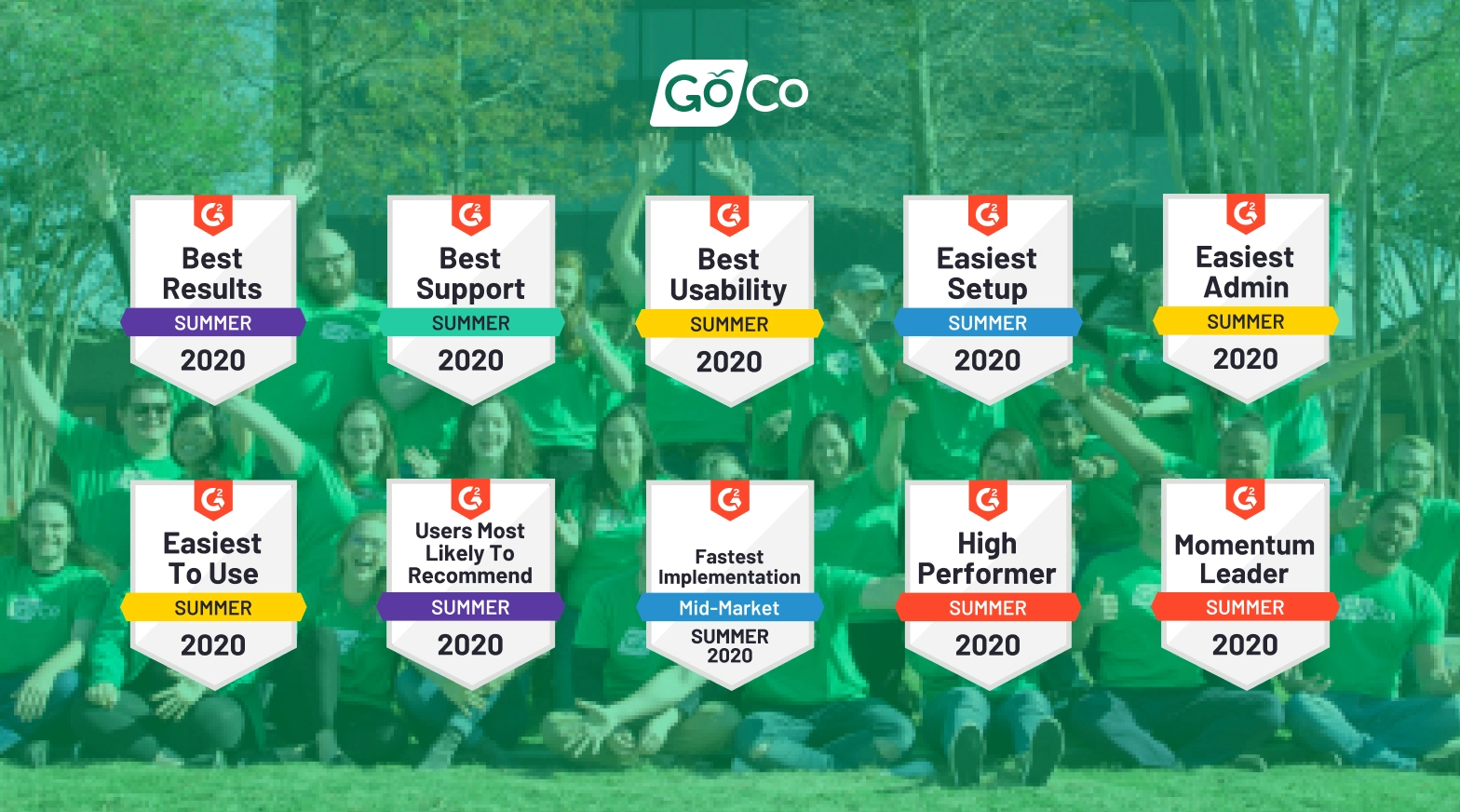 GoCo Awarded Best Usability, Best Support, and More in Summer 2020 G2 Reports