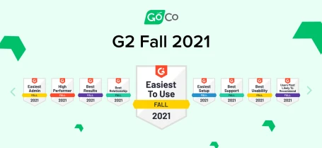 GoCo Awarded Easiest to Use, Best Relationship, and More in 2021 Fall G2 Reports