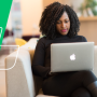 An hr manager working on her laptop to find candidates to add to her team