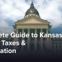 The Kansas state capitol building.