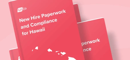 A book titled New Hire Paperwork and Compliance for Hawaii.