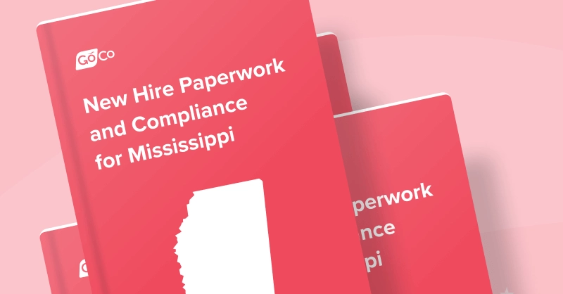 the cover of a book titled New Hire Paperwork and Compliance for Mississippi