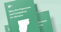 A green booklet titled 