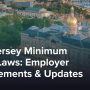 Aerial view of the New JErsey state capitol building in Trenton, New Jersey.
