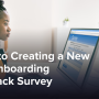 A woman taking a survey on a computer.