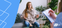 an hr manager discussing toxic workplace behavior with an employee