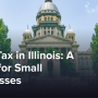 The Illinois state capitol building.